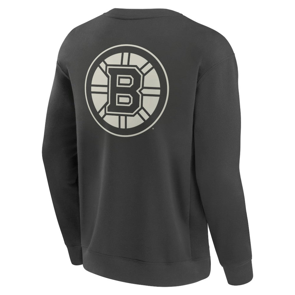 Boston Bruins Fanatics Elements Future Ground Lettering Pullover Sweatshirt Outlet