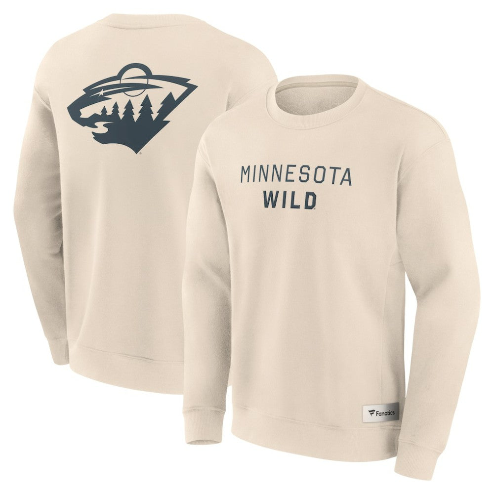 Minnesota Wild Fanatics Elements Future Ground Lettering Pullover Sweatshirt Online