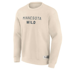 Minnesota Wild Fanatics Elements Future Ground Lettering Pullover Sweatshirt Online