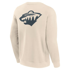 Minnesota Wild Fanatics Elements Future Ground Lettering Pullover Sweatshirt Online