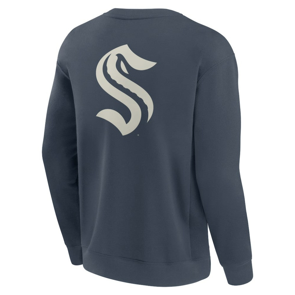 Seattle Kraken Fanatics Elements Future Ground Lettering Pullover Sweatshirt Discount
