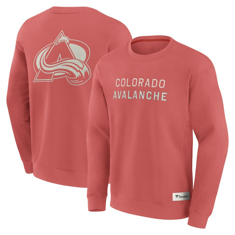 Colorado Avalanche Fanatics Elements Future Ground Lettering Pullover Sweatshirt On Sale