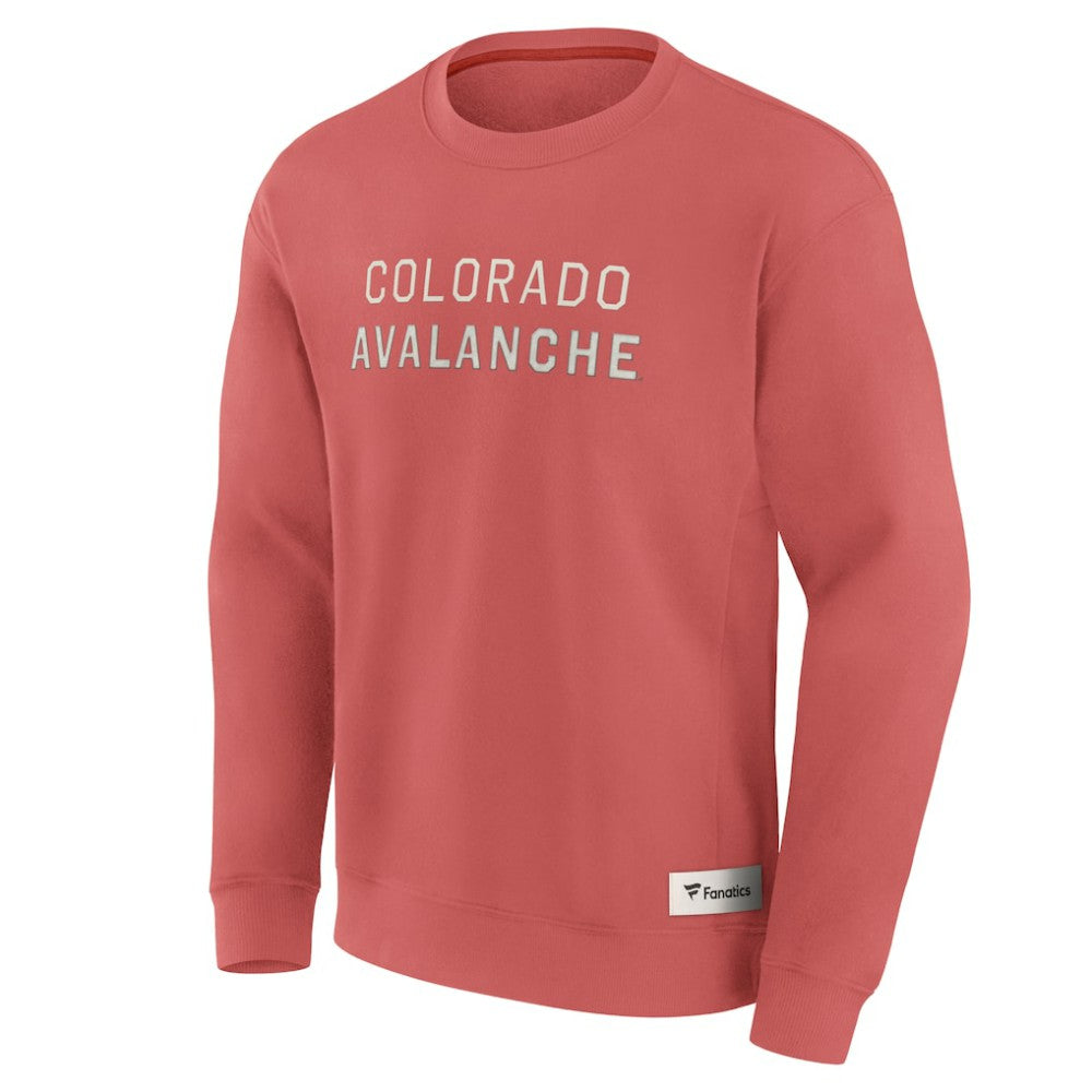 Colorado Avalanche Fanatics Elements Future Ground Lettering Pullover Sweatshirt On Sale