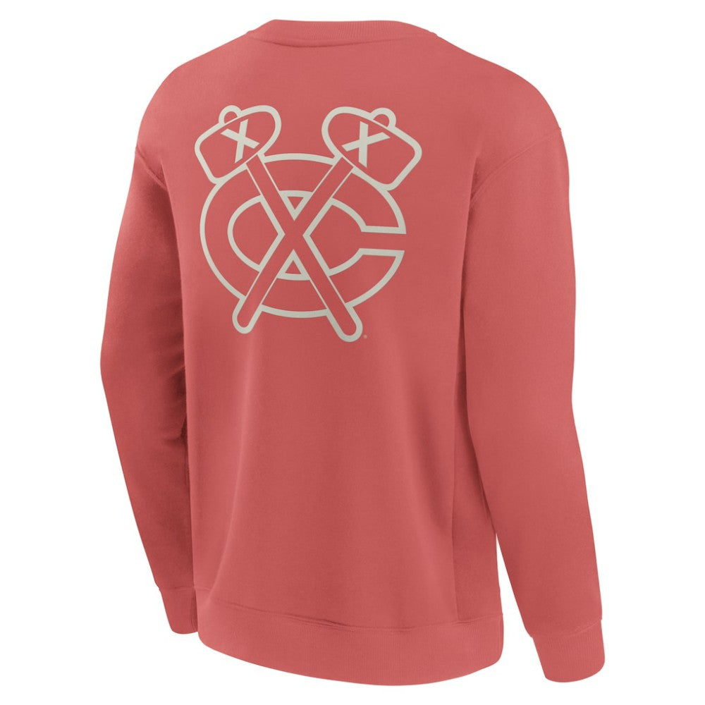 Chicago Blackhawks Fanatics Elements Future Ground Lettering Pullover Sweatshirt Outlet