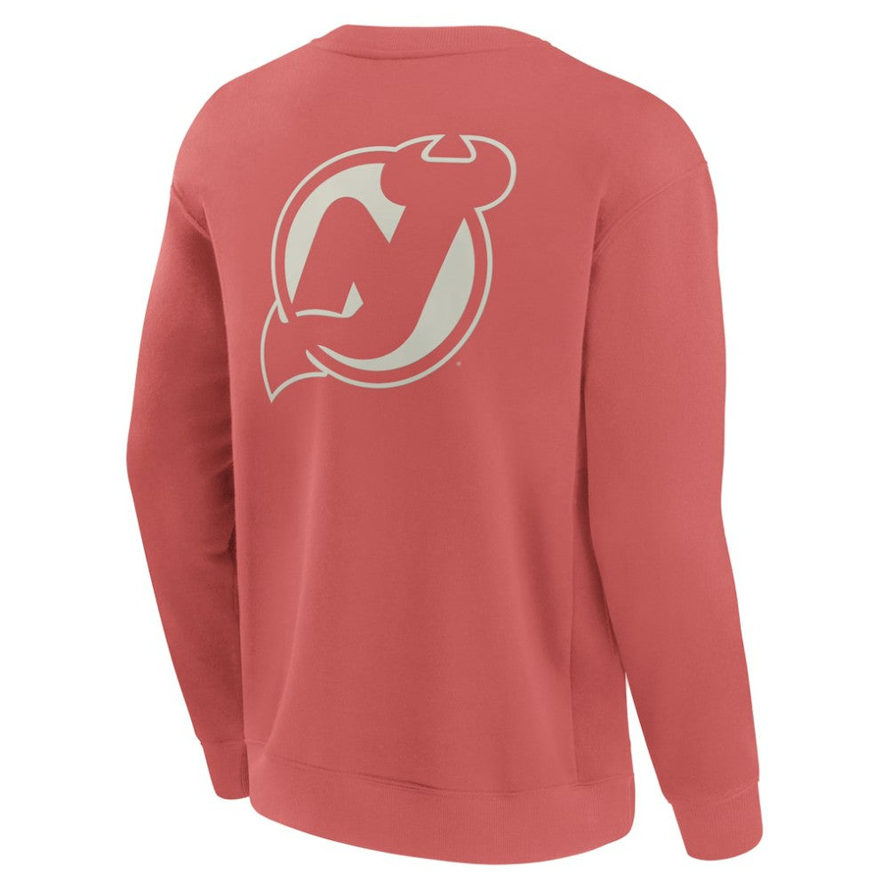 New Jersey Devils Fanatics Elements Future Ground Lettering Pullover Sweatshirt Discount