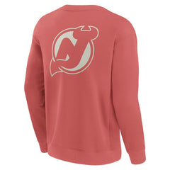 New Jersey Devils Fanatics Elements Future Ground Lettering Pullover Sweatshirt Discount