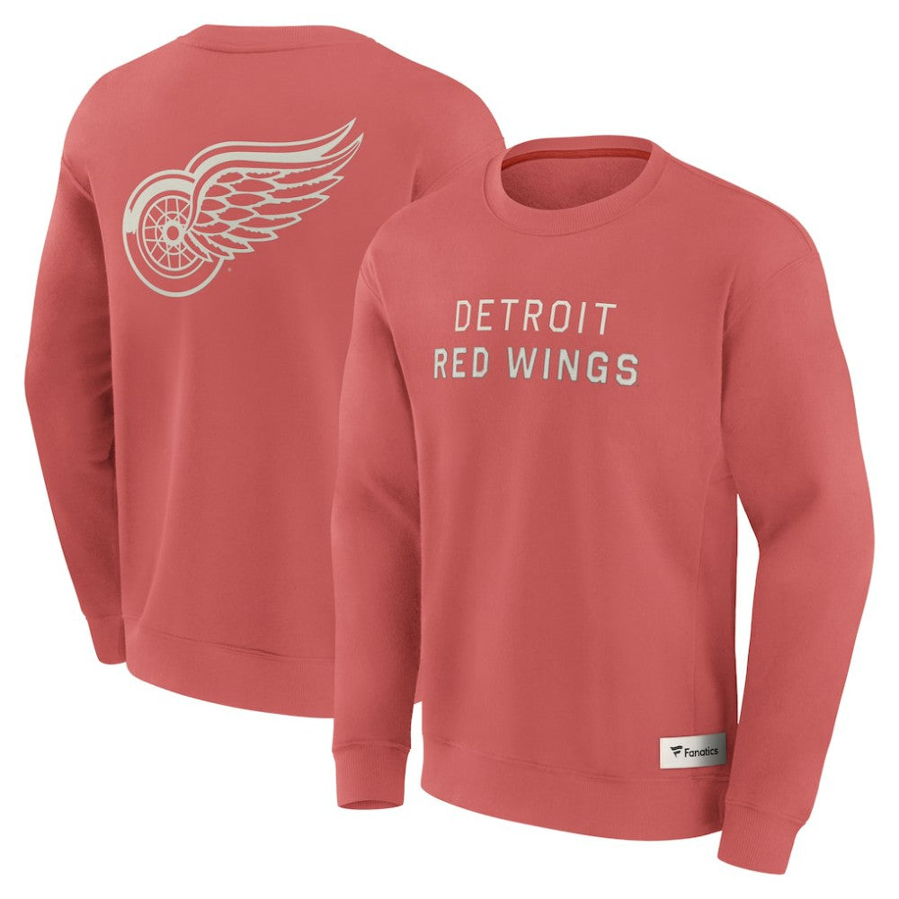 Detroit Red Wings Fanatics Elements Future Ground Lettering Pullover Sweatshirt Sale
