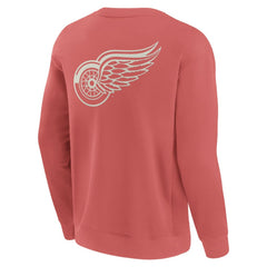 Detroit Red Wings Fanatics Elements Future Ground Lettering Pullover Sweatshirt Sale