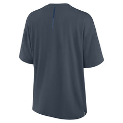 New York Rangers Fanatics Women's Oversized Elements Raw Edge Future Ground T-Shirt Discount