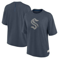 Seattle Kraken Fanatics Women's Oversized Elements Raw Edge Future Ground T-Shirt Online
