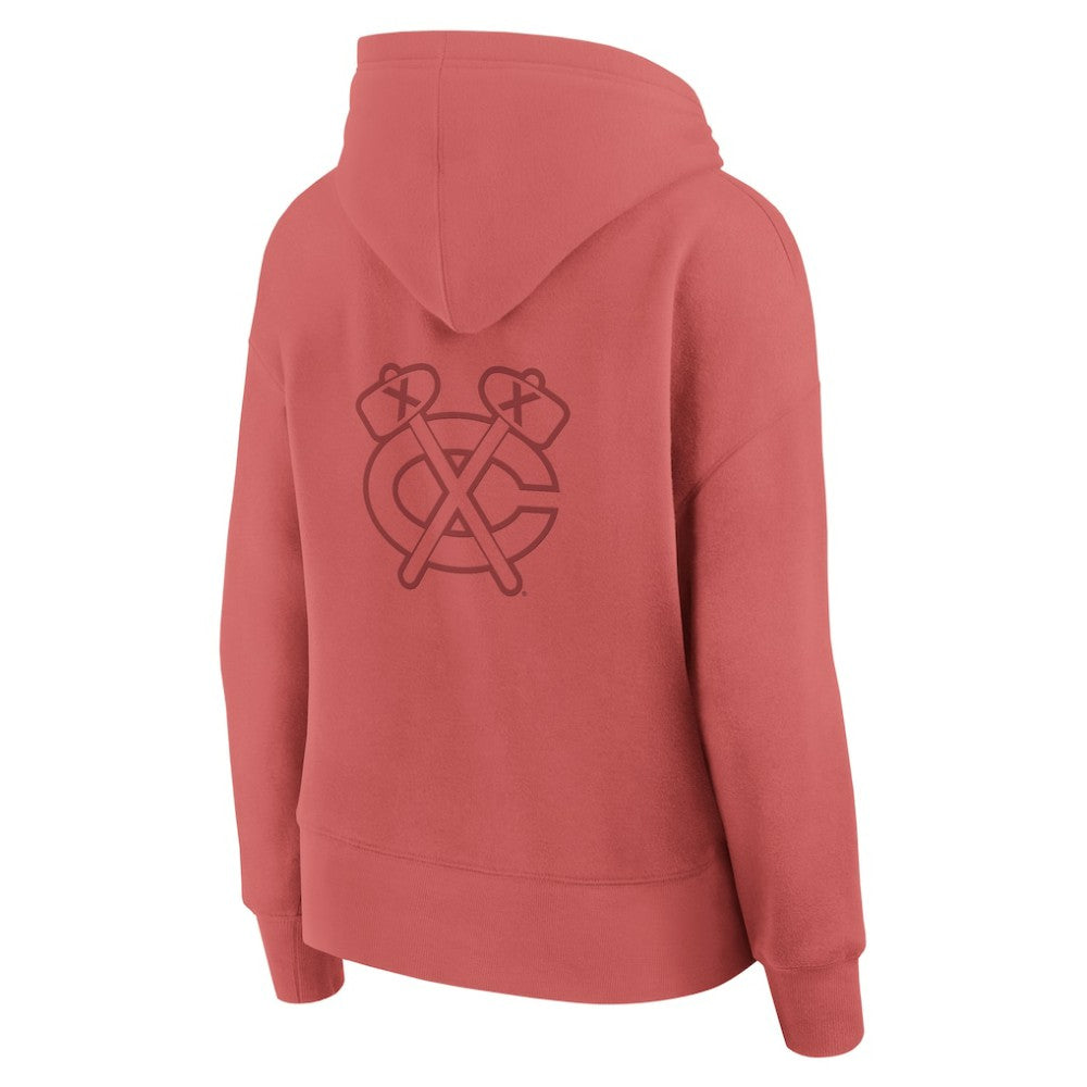 Chicago Blackhawks Fanatics Women's Elements Future Ground Subtle Tonal Pullover Hoodie Outlet
