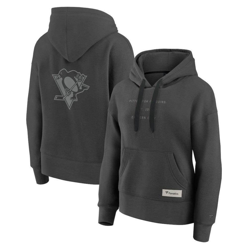 Pittsburgh Penguins Fanatics Women's Elements Future Ground Subtle Tonal Pullover Hoodie On Sale