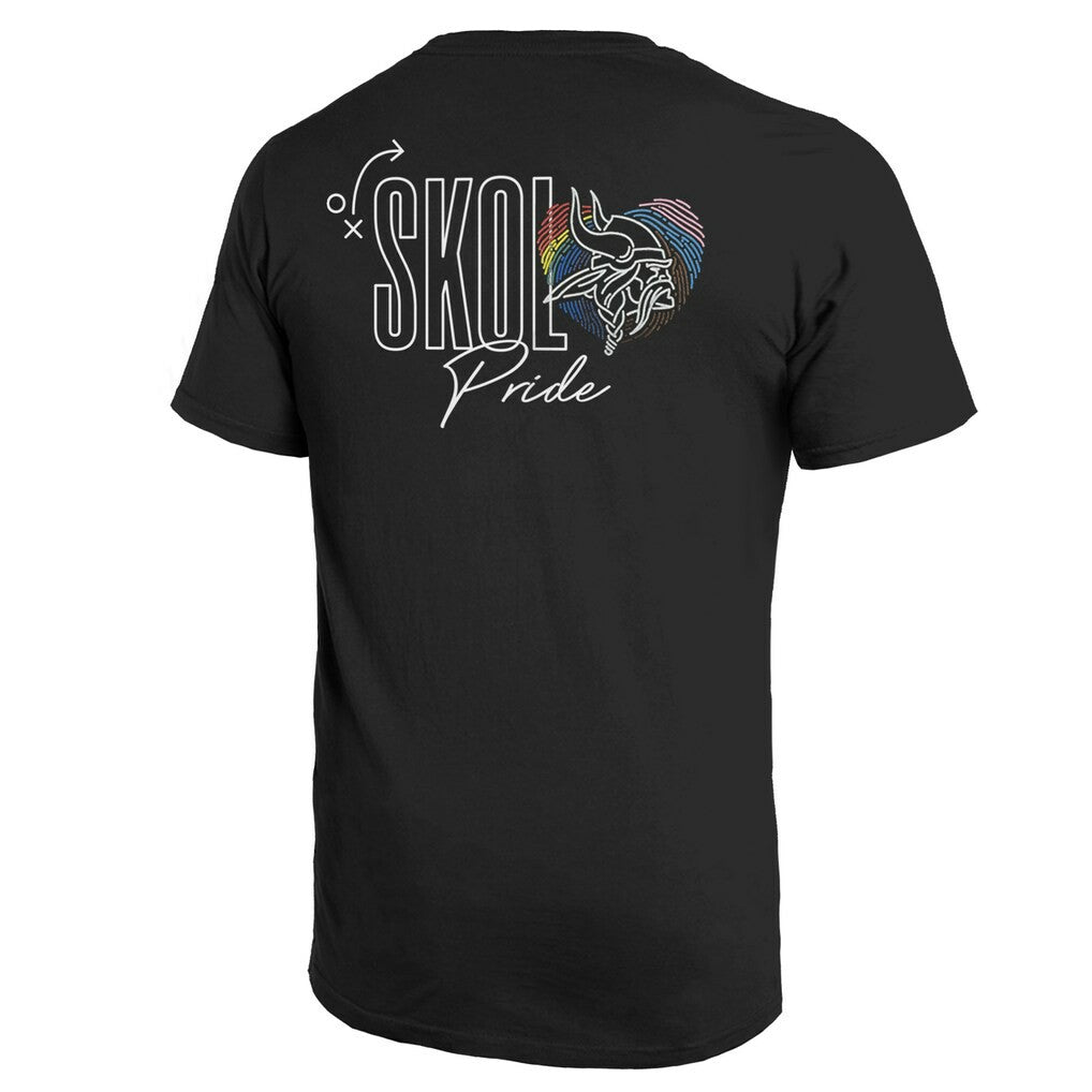 Minnesota Vikings  Majestic Threads Pride Pocket T-Shirt