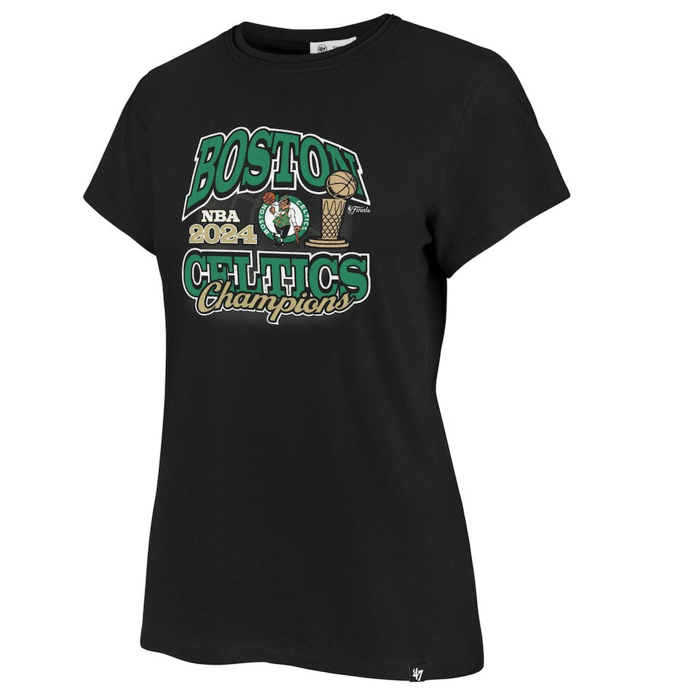 Boston Celtics '47 Women's 2024 NBA Finals Champions Trophy Franklin T-Shirt For Sale