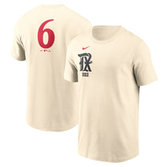 Texas Rangers Nike City Connect Fuse Name & Number T-Shirt | MLB Discount
