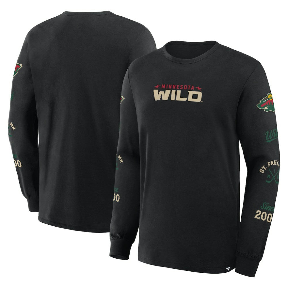 Minnesota Wild Fanatics Boxed In Legacy Long Sleeve T-Shirt Online