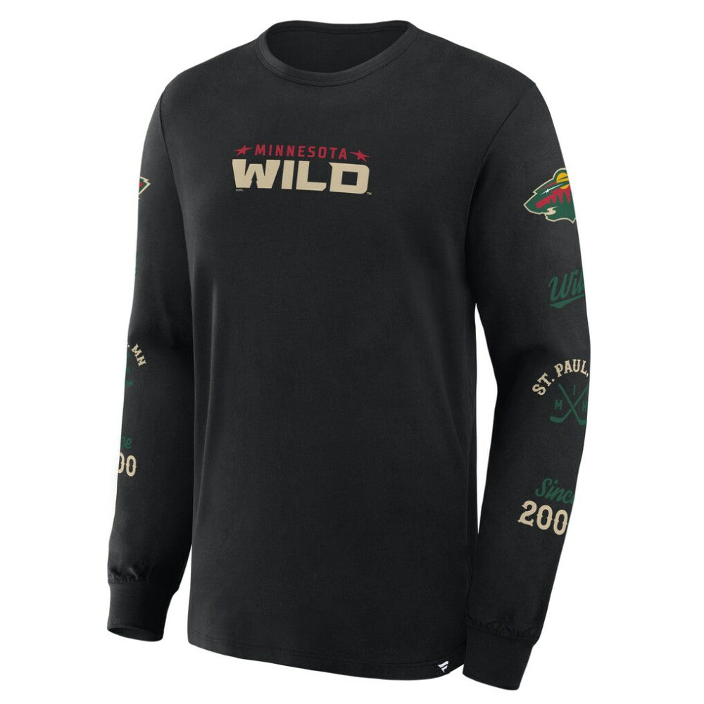Minnesota Wild Fanatics Boxed In Legacy Long Sleeve T-Shirt Online