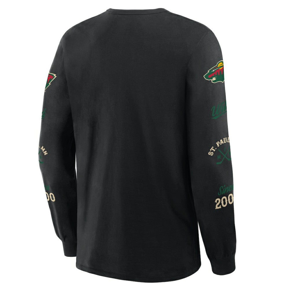Minnesota Wild Fanatics Boxed In Legacy Long Sleeve T-Shirt Online