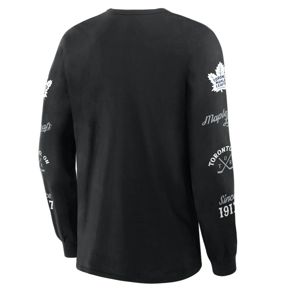 Toronto Maple Leafs Fanatics Boxed In Legacy Long Sleeve T-Shirt Outlet