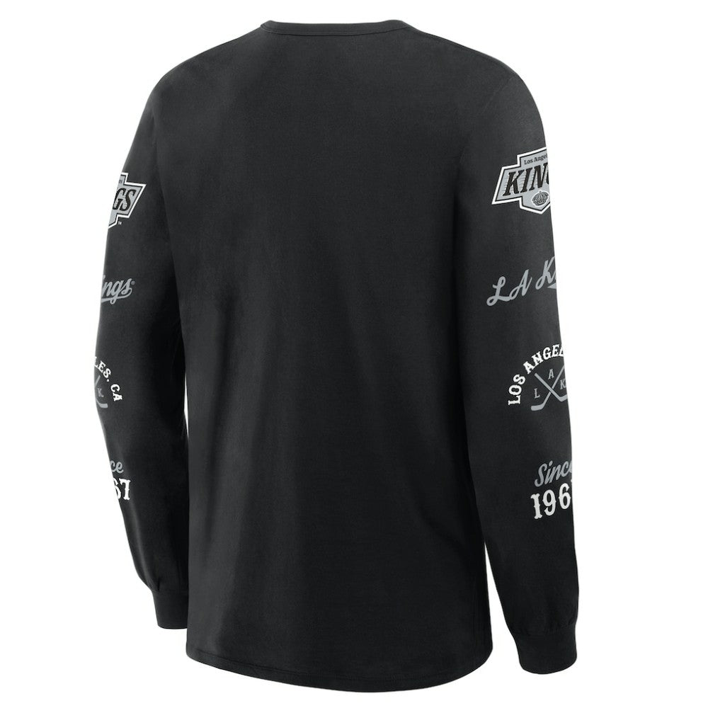 Los Angeles Kings Fanatics Boxed In Legacy Long Sleeve T-Shirt Discount