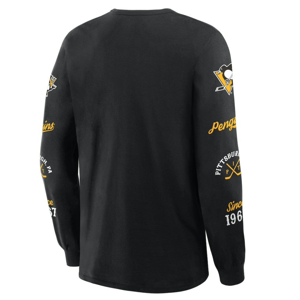 Pittsburgh Penguins Fanatics Boxed In Legacy Long Sleeve T-Shirt Sale