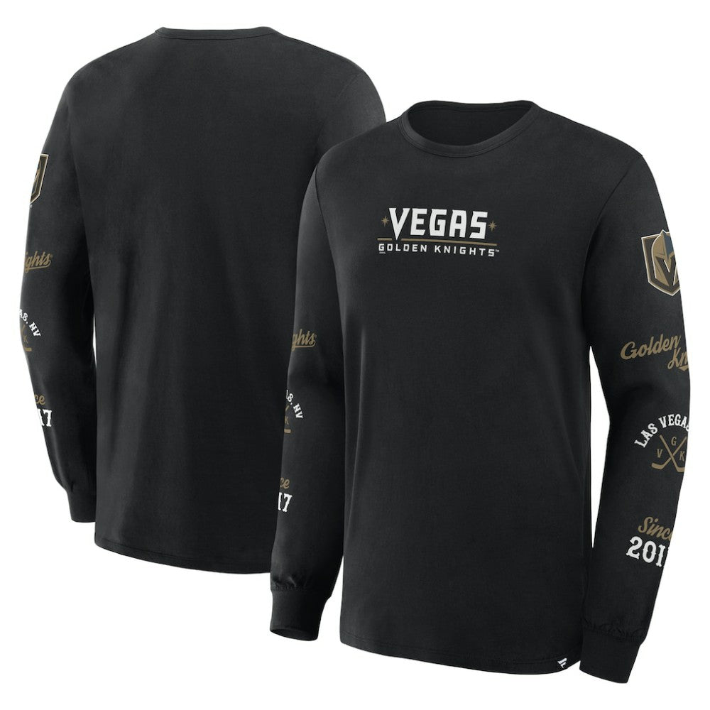 Vegas Golden Knights Fanatics Boxed In Legacy Long Sleeve T-Shirt Outlet