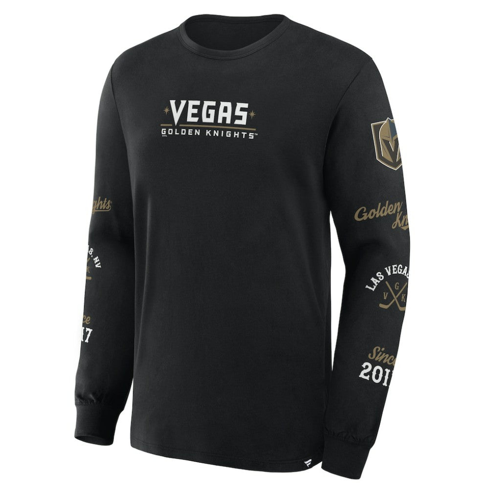 Vegas Golden Knights Fanatics Boxed In Legacy Long Sleeve T-Shirt Outlet