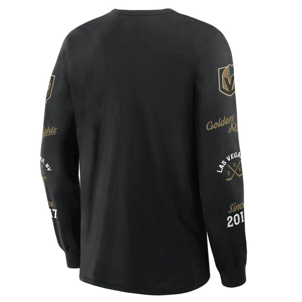 Vegas Golden Knights Fanatics Boxed In Legacy Long Sleeve T-Shirt Outlet