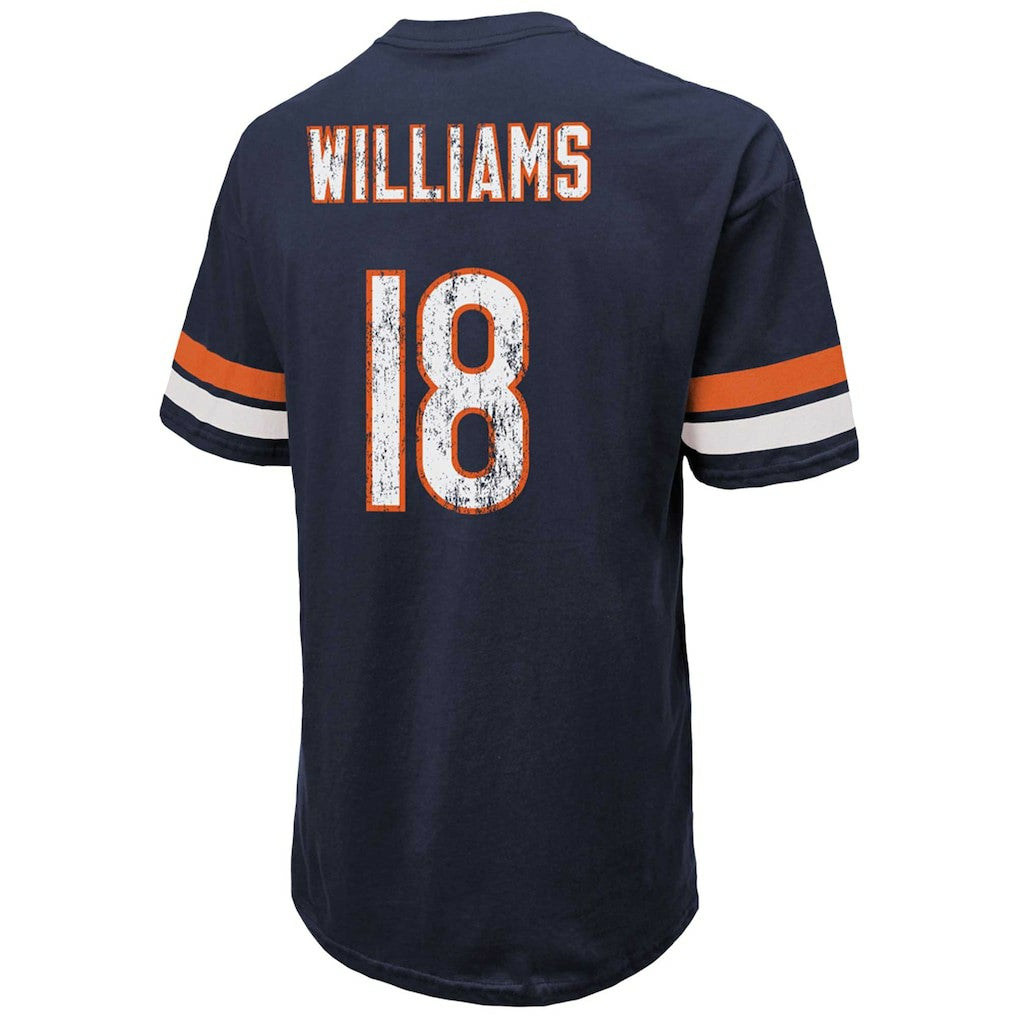 Chicago Bears  Caleb Williams  Majestic Threads Name & Number Oversize Fit T-Shirt