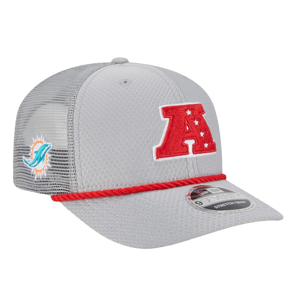 Miami Dolphins New Era 2025 Pro Bowl 9SEVENTY Stretch-Snap Hat