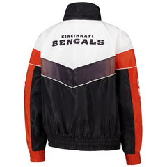 Cincinnati Bengals  The Wild Collective Women's 1/4 Zip Track Jacket