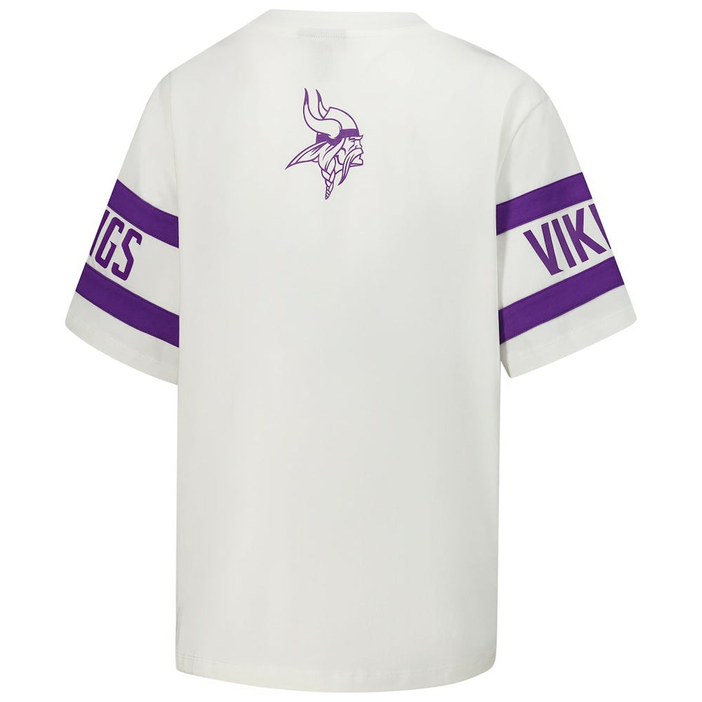 Minnesota Vikings  The Wild Collective Women's Drop Shoulder T-Shirt