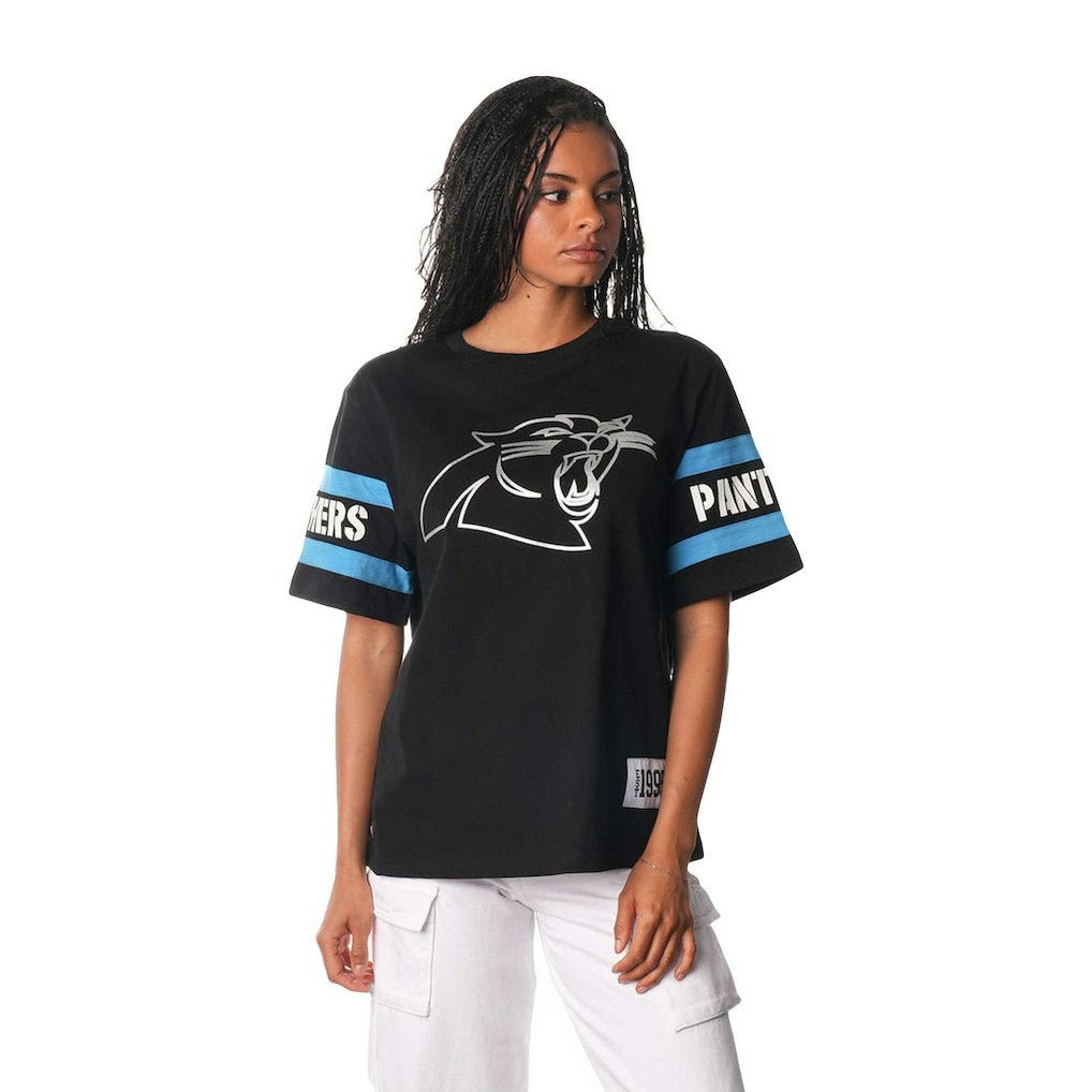 Carolina Panthers  The Wild Collective Women's Drop Shoulder T-Shirt