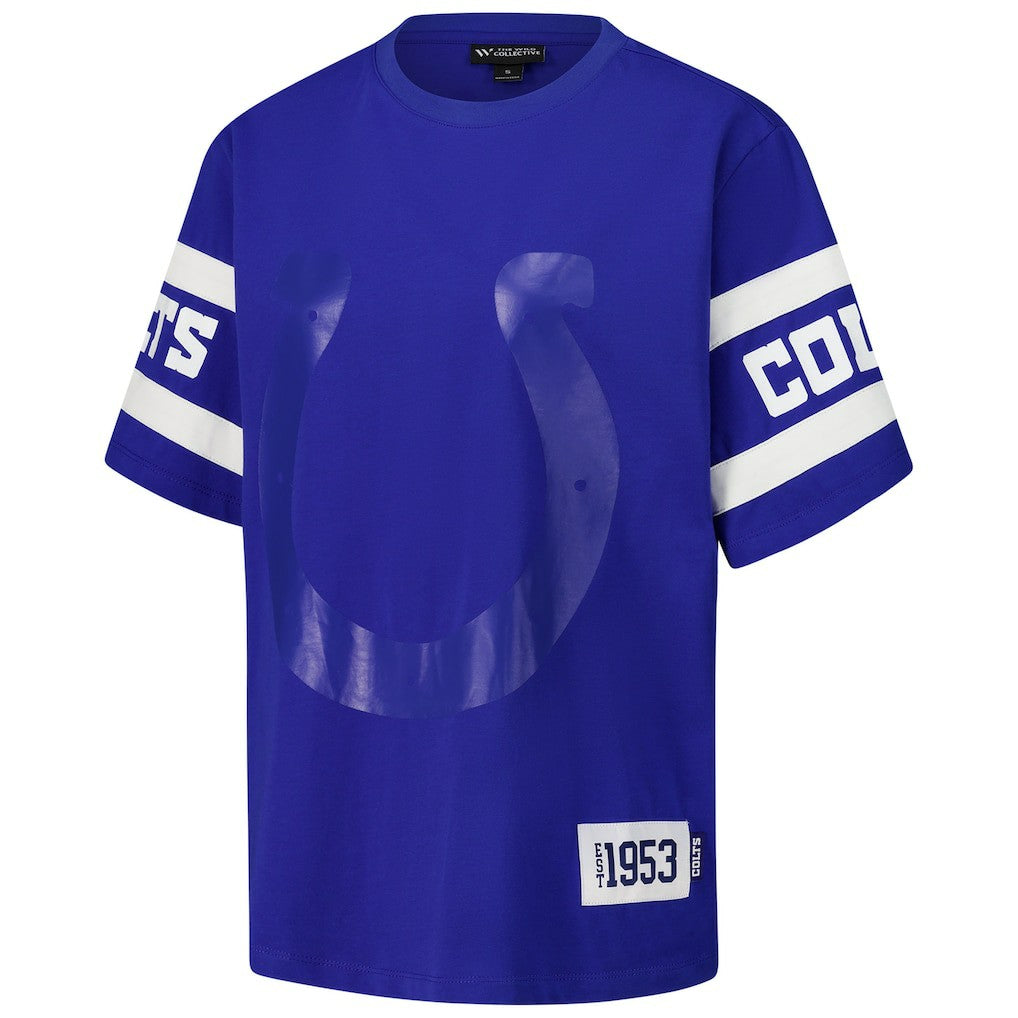 Indianapolis Colts  The Wild Collective Women's Drop Shoulder T-Shirt
