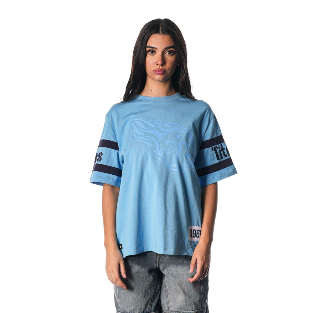 Tennessee Titans  The Wild Collective Women's Drop Shoulder T-Shirt