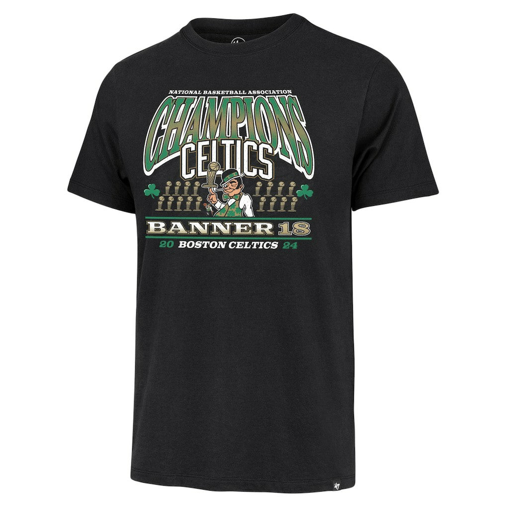 Boston Celtics '47 18-Time NBA Finals Champions Banner Franklin T-Shirt Discount