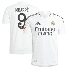 Kylian Mbappé Real Madrid 2024/25 Home Player Jersey White - Adidas