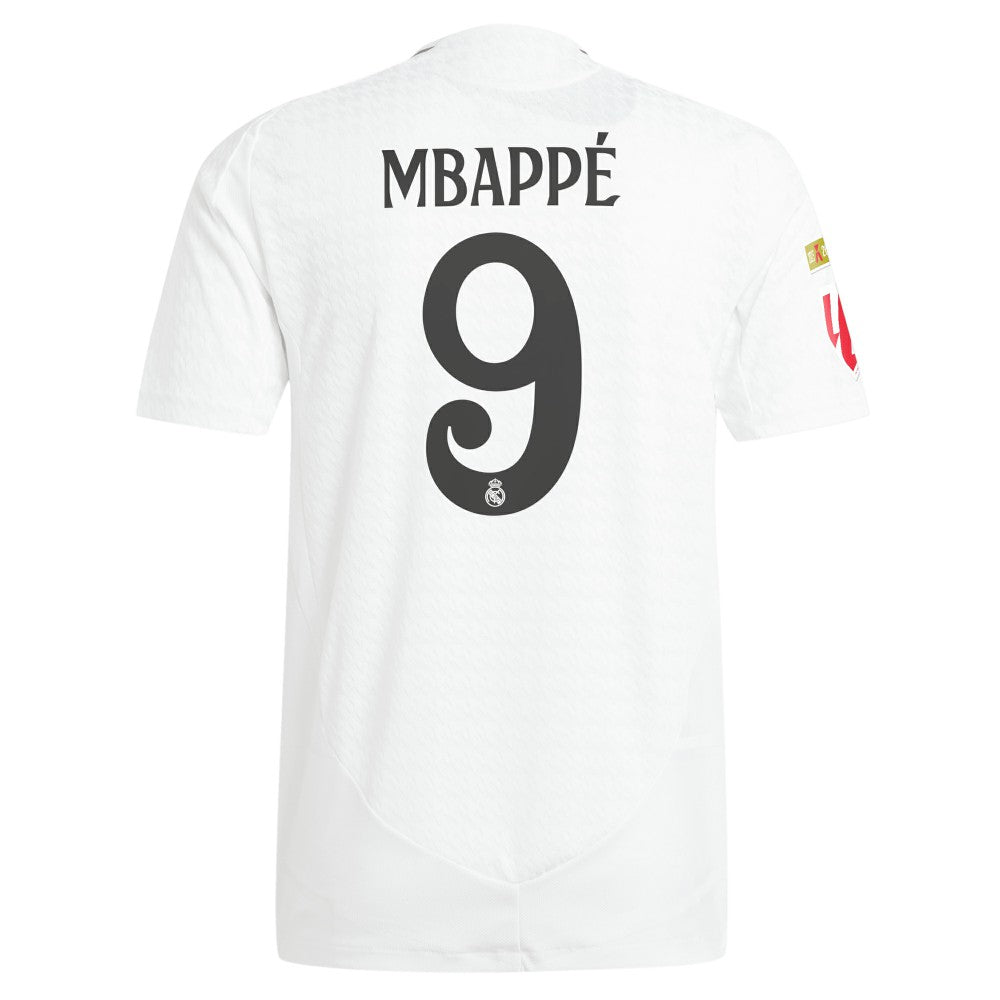Kylian Mbappé Real Madrid 2024/25 Home Player Jersey White - Adidas