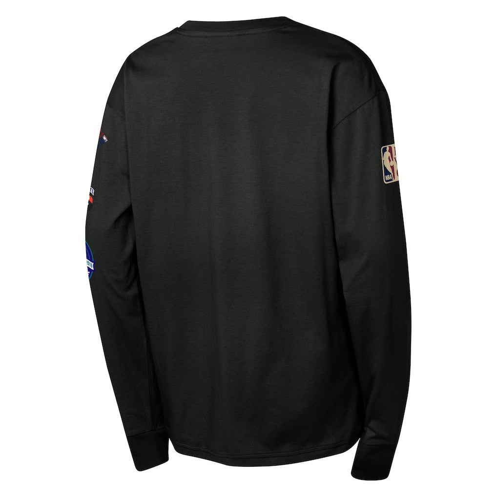Charlotte Hornets Youth Hardwood Classic All Over Long Sleeve T-Shirt Online