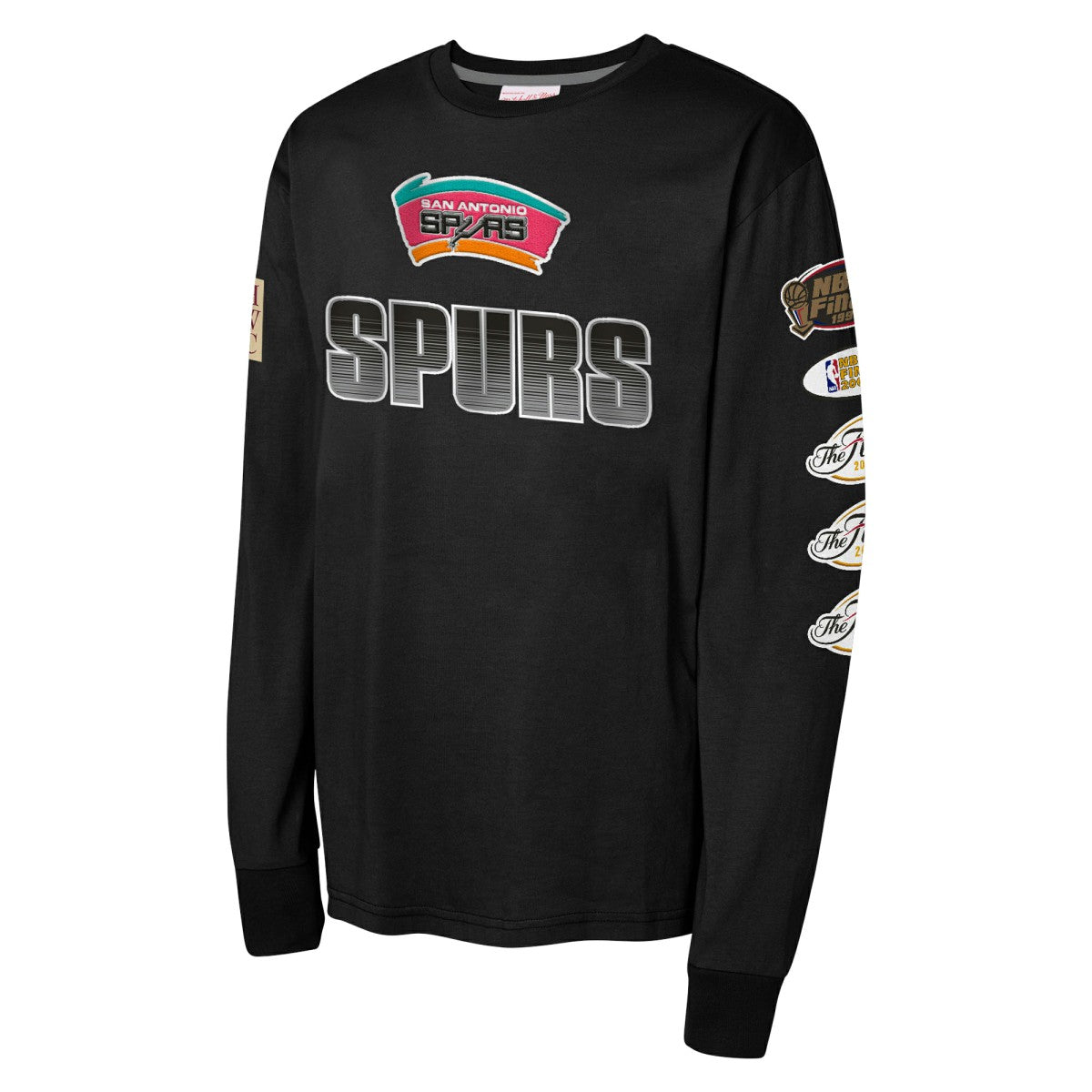 San Antonio Spurs Youth Hardwood Classics All Over Long Sleeve T-Shirt Discount
