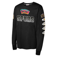 San Antonio Spurs Youth Hardwood Classics All Over Long Sleeve T-Shirt Discount