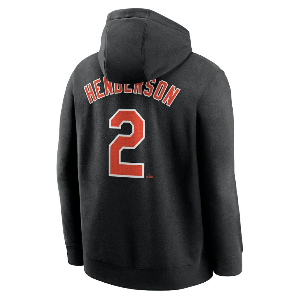 Gunnar Henderson Baltimore Orioles Nike Player Name & Number Club Fleece Pullover Hoodie | MLB On Sale