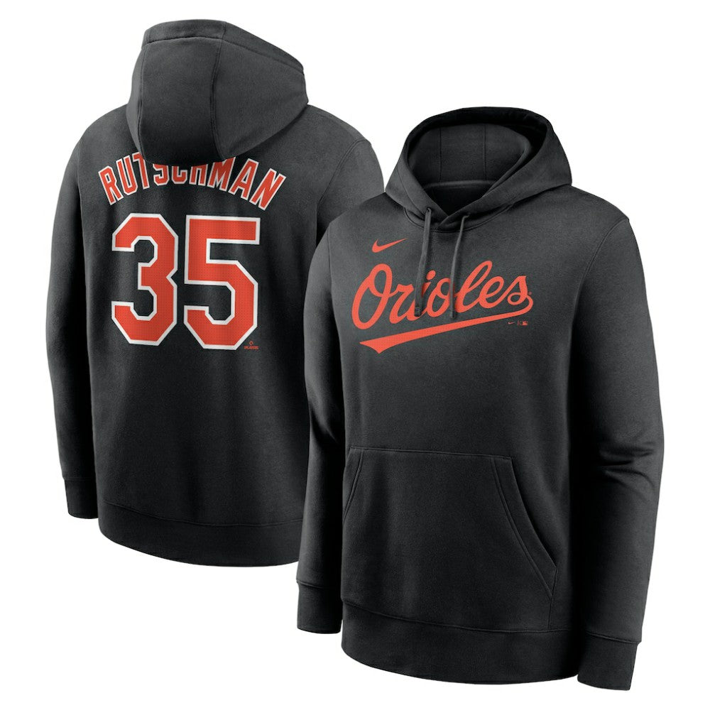 Adley Rutschman Baltimore Orioles Nike Player Name & Number Club Pullover Hoodie | MLB Outlet