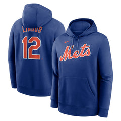Francisco Lindor New York Mets Nike Player Name & Number Club Pullover Hoodie | MLB For sale