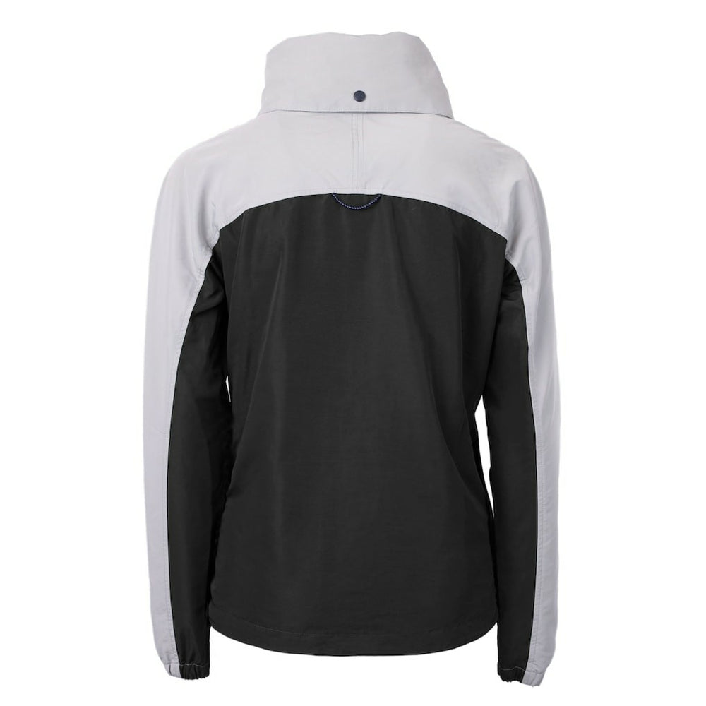 New York Jets  Cutter & Buck Women's Primary Logo Charter Eco Recycled Half-Zip Hoodie Anorak Jacket