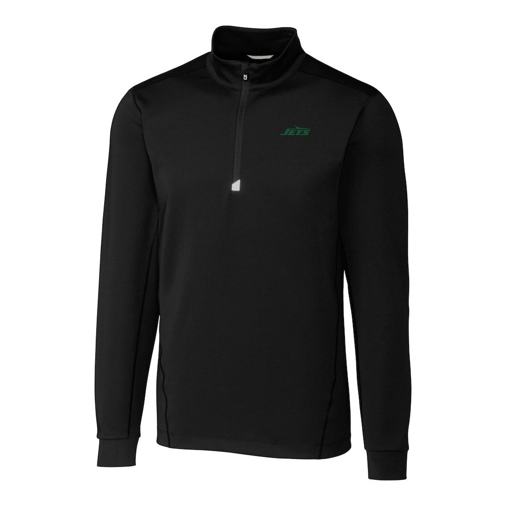 New York Jets  Cutter & Buck Primary Logo Traverse Stretch Quarter-Zip Top