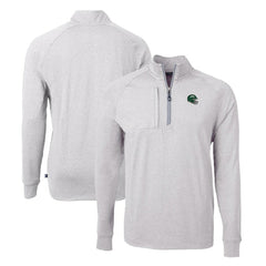 New York Jets  Cutter & Buck Helmet Adapt Eco Knit Quarter-Zip Top