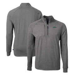 New York Jets  Cutter & Buck Primary Logo Adapt Eco Knit Quarter-Zip Top