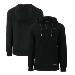New York Jets  Cutter & Buck Primary Logo Roam Eco Recycled Half-Zip Hoodie