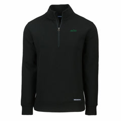 New York Jets  Cutter & Buck Primary Logo Roam Eco Recycled Quarter-Zip Pullover Top